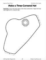 Make a Three-Cornered Hat: Colonial Times Printable (Grades 2-4 ...